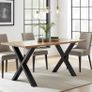 Metal Table Legs Loft Style typ X Set of 2 Image 2