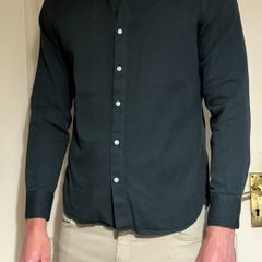 Slim Fit green cotton Shirt