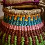Handwoven mini round pot Image 3