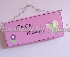 Childs Personalised Playroom / Playhouse Sign