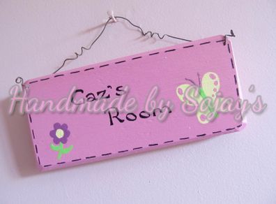 Childs Personalised Playroom / Playhouse Sign