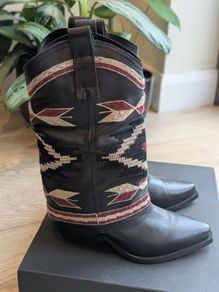 Cowboy boots-Matisse Western Embroidered Boots 4UK
