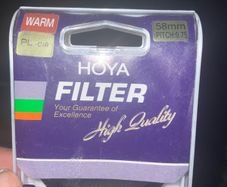 hoya 58mm  warm circular polarizer