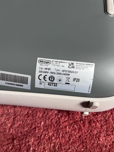 Delonghi space heater