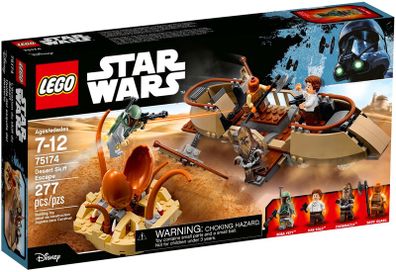 Lego Star Wars 75174: Desert Skiff Escape (2017) MISB