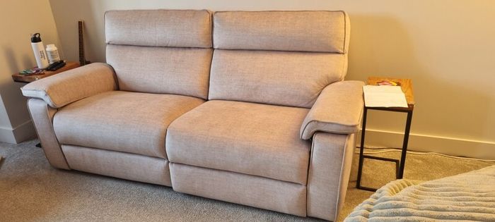 Like New 3 Seater Power Reclining Sofa