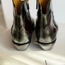NEW Christian Dior West Boot Black/Burgundy Leather Image 3