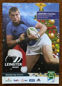 2009 Leinster v Scarlets - Heineken Cup Programme