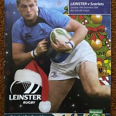 2009 Leinster v Scarlets - Heineken Cup Programme