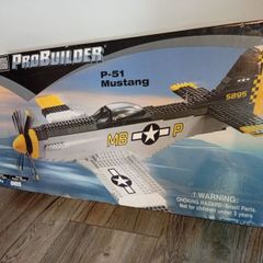 Mega Bloks ProBuilder P-51 Mustang (Set 9772) - Rare Vintage / Lego