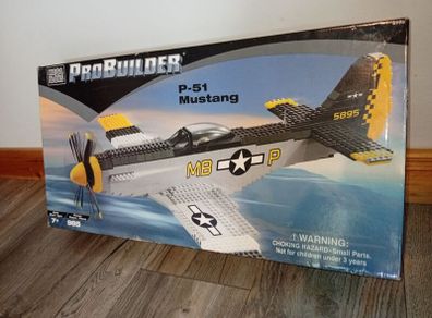 Mega Bloks ProBuilder P-51 Mustang (Set 9772) - Rare Vintage / Lego