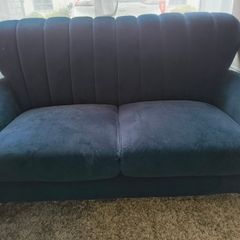 Waldorf Navy Velvet 2 & 3 Seater Sofas