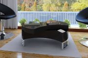 Coffee Table Shape-Adjustable High Gloss Black