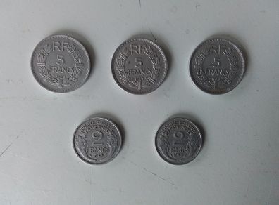 5. Franc Coins.