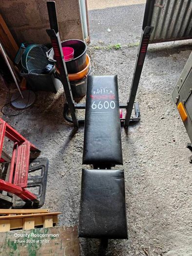 York 6600 adjustable bench and bar