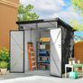 6 x 6 ft Plastic Garden Storage Shed Image 3