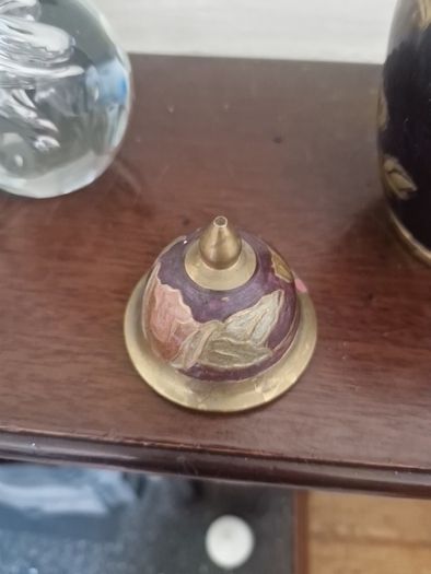 cloisonne lidded urn