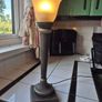 Lamp Vintage Marks&Spencers verdigris Torque Table lamp Image 8