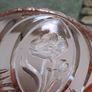 Vintage pink glass bowl Image 3