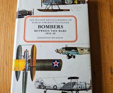 Bombers. Between The Wars 1919-39.the Pocket Encyclopedia Of Worl Aircraft In Colour. 1970 First Edition Hardback With Dustjacket In Good Condition.  See Photos For Same.