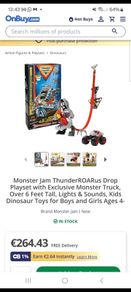 Monster Jam Thunderroarus Drop