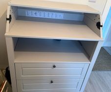 Baby changing unit with chest of drawers - Sundvik Ikea