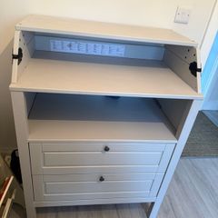 Baby changing unit with chest of drawers - Sundvik Ikea