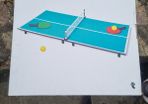 Table tennis board