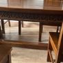 Solid Oak Dining Table and 8 Chairs Image 3