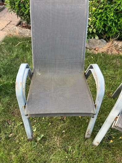 Garden seats and table