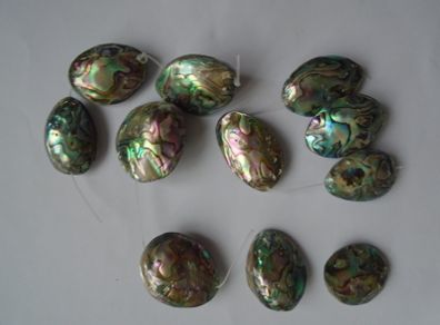 Abalone shell beads, Craft supplies, Jewellery making supplies, Shell beads, Focal beads
