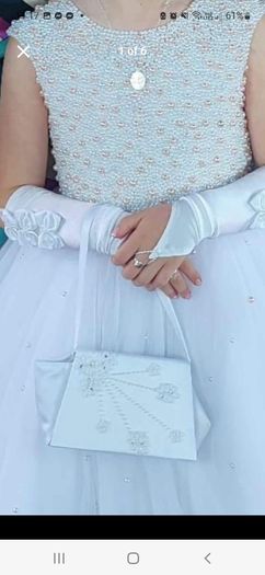 Stunning girls communion dress fury godmother