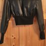 Fake Leather Black Jacket Image 2