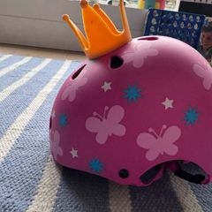 Pink princess helmet