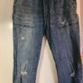 distressed denim jeans Image 3