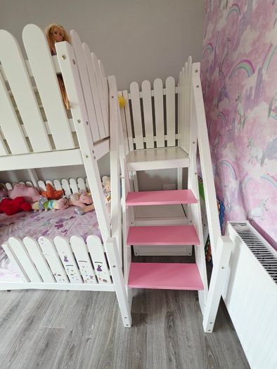 Kids bunk princess bed