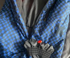 ski clothes kid 8-9y - including ski suit, boots, socks, mittens