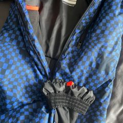 ski clothes kid 8-9y - including ski suit, boots, socks, mittens