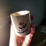 Small ceramic soya candle Warm Amber Blossom NEW Image 2