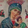 Unfinished Our Lady of Perpetual Succour, framed, D18 Image 6