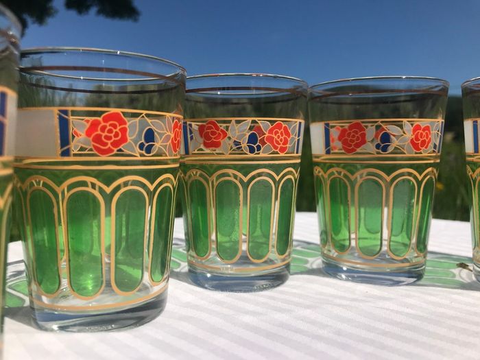 6 Vintage Italian  glasses
