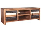TV Cabinet Solid Acacia Wood 120x35x40 cm
