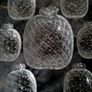 Vintage pineapple pressed glass salad serving set Image 2