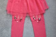 Target Christmas Tutu Skirt Leggings, size: 6-7 years