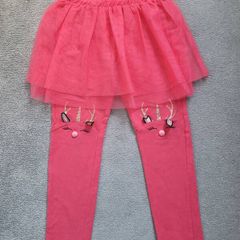 Target Christmas Tutu Skirt Leggings, size: 6-7 years