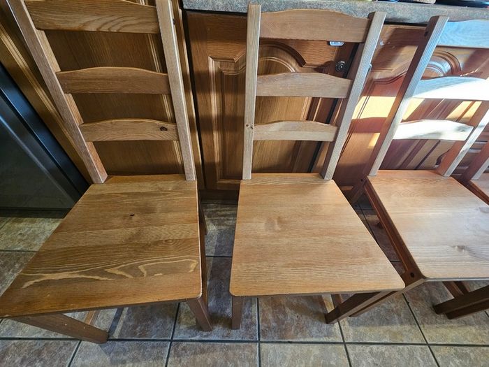 Dining table and chairs