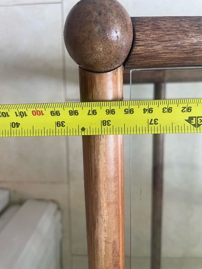 Mid Century bamboo coffee table