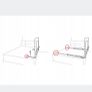 New, Safety bedrail 150 x 35 x 66 cm Image 4