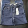 Noisy May Dark Blue High Waist Moni Straight Leg Jeans W26 L30 New With Tags Image 2