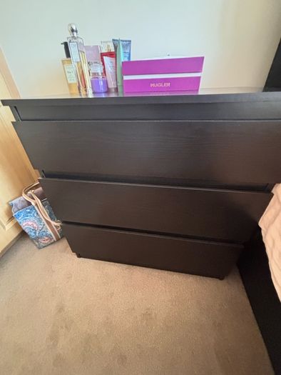 Bedside Lockers - Black